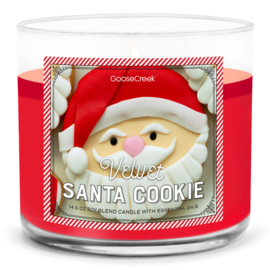Velvet Santa Cookie  Goose Creek Candle® 411 gram