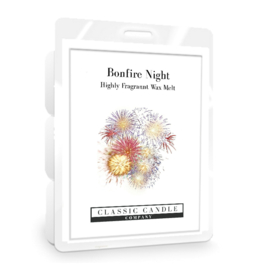 Bonfire Night Classic Candle Wax Melt 90g - rokerige geur met hout & vuurwerk