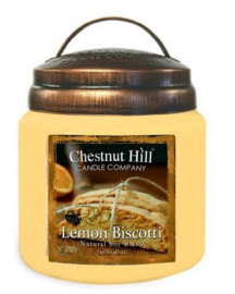 Lemon Biscotti  Chestnut Hill 2 wick Candle 450 Gr