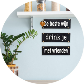 Tekstborden Tekstblokken met Quates en Citaten