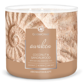 Coconut & Sandelwood Goose Creek Candle® Aromatherapy  3 Wick  411 gram