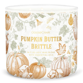 Pumpkin Butter Brittle Goose Creek Candle® 3 Wick 411 gram