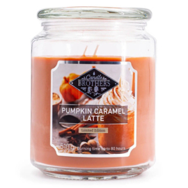 Pumpkin Caramel Latte Candle Brothers  geurkaars  510 gram