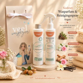 Kadoset Wasparfum en Reinigingsspray Argan Essentia Nature
