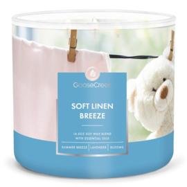 Soft Linen Breeze Goose Creek Candle® 411 gram