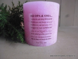 Rose Kaars Bij Opa en Oma 