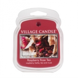 Raspberry Rose Tea Village Candle Wax Melt 1 Blokje
