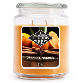Orange Cinnamon Candle Brothers  geurkaars  510 gram