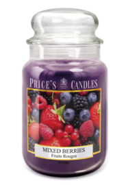 Mixed Berries Price's Candles Large 630 gram