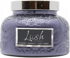 Lavender Marine Wood Verbena Cheerful Candle Large Geurkaars  20 Oz Lush Violet