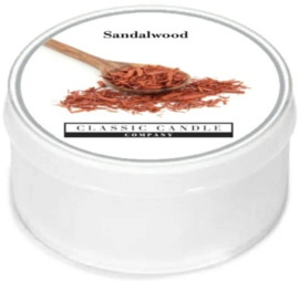 Sandalwood   Classic Candle MiniLight  XL Geurtheelicht  met deksel