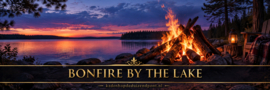 Bonfire By the Lake geurkaars Cheerful Candle 2 lonten 680 gram