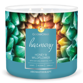 Honey & Wildflower  Goose Creek Candle® Aromatherapie 3 wick 411 gram