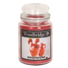 Strawberry Prosecco Woodbridge Apothecary Scented Jar  130 geururen