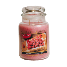 Raspberry Danish  Geurkaars Cheerful 2 wick 680 gram – 2 lonten