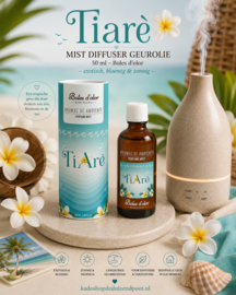 Tiarè Mist Diffuser geurolie 50 ml Boles d’olor – tropische bloemige geur