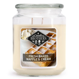 Fresh Baked Waffle & Cream Candle Brothers  geurkaars  510 gram