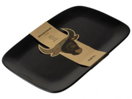 Gusta® BBQ bord 26x20cm zwart  Grillin & Chillin