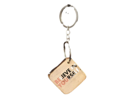 Sleutelhanger met tekst: Believe in youself