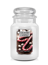 Candy Cane Lane Country Candle Large Jar 150 Branduren