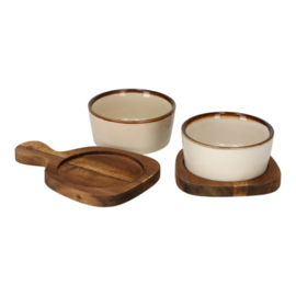 Bits & Bites Bo Duo beige serveerset – 20 x 15 x 5,5 cm Jens Living