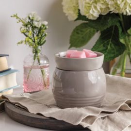 ORB Candle Warmers geurlamp grijs met verwarmingsplaat elektrisch