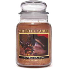 Whiskey Barrel Geurkaars Cheerful  2 wick 680 gr