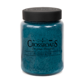 Flannel & Fir Crossroads Candle 2 wick Candle 140 Branduren