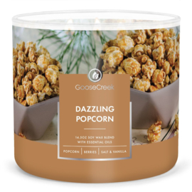 Dazzling Popcorn Goose Creek  Candle® 3 Wick 411 gram