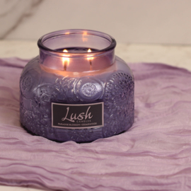 Cheerful Candle Large Geurkaars Paradise Blossom  20 Oz Lush Violet