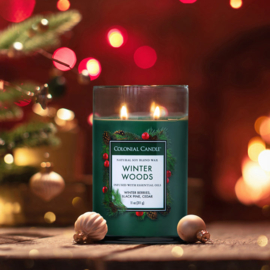 Winter Woods Colonial Candle soyblend geurkaars 311 gr