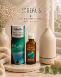 Borealis (Noorderlicht) Mist Diffuser geurolie 50 ml Boles d’olor– frisse houtachtige geur