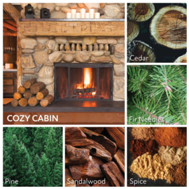 Cozy Cabin geurkaars Cheerful Candle 2 lonten 680 gram