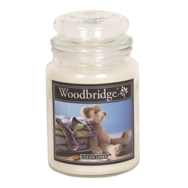 Clean Linen Woodbridge Apothecary Scented Jar  130 geururen
