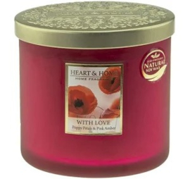 With Love geurkaars Heart & Home® Ovaal 220 gram
