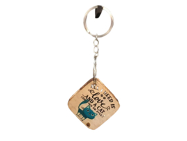 Sleutelhanger met tekst: All I need is love and a cat ( or two or five)
