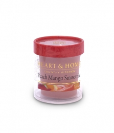 Perzik Mango Smoothie Heart & Home Votive Geurkaars. 52 gram