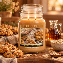 Oatmeal Maple Cookie Geurkaars Cheerful 2 wick 680 gram – 2 lonten