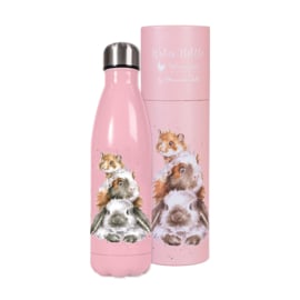 Wrendale Designs Waterfles Thermoskan 'Piggy in the Middle' (hamster) 500ml
