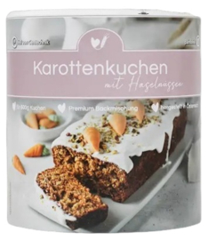 Bakmix voor carrot cake  met Hazelnoten