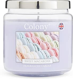 Sweet Macaroons Colony Medium Jar Candle  75 branduren