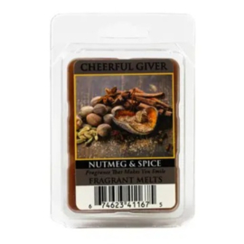 Nutmeg & Spice Waxmelt 68 gram Cheerful Giver