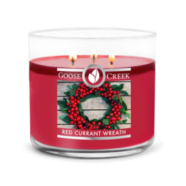 Red Currant Wreath Goose Creek Candle® 3 Wick 411 gram