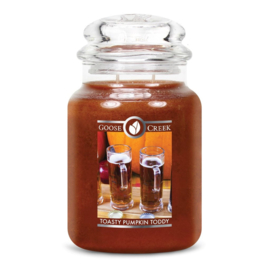 Toasty Pumpkin Toddy Goose Creek Candle® Large 150 Branduren