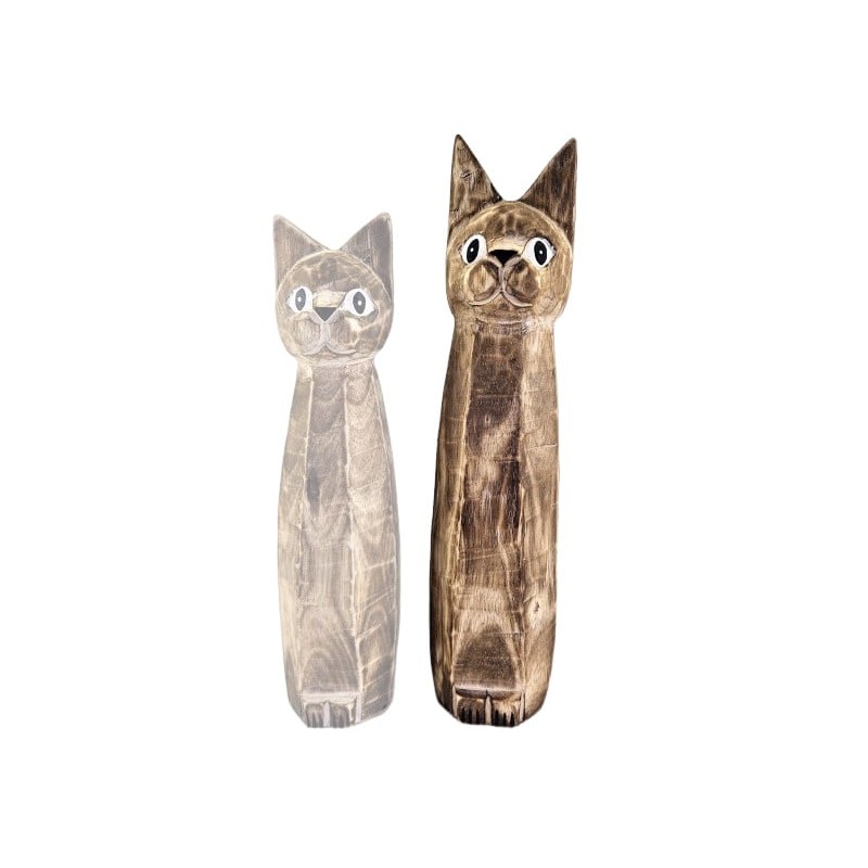 Houten decoratieve dierfiguren 