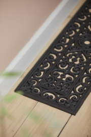 Deurmat rubber filigraan smal – 75 x 25 cm