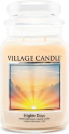 Brighter Days Village Candle  Large Jar 170 Branduren