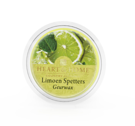 Limoen Spetters Heart & Home Waxmelt