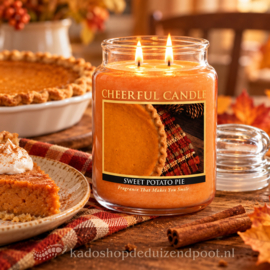 Sweet Potato Pie  geurkaars Cheerful Candle 680 g – 2 lonten