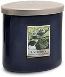 River Rock Heart & Home Ellips 2 wick Candle 230 gram